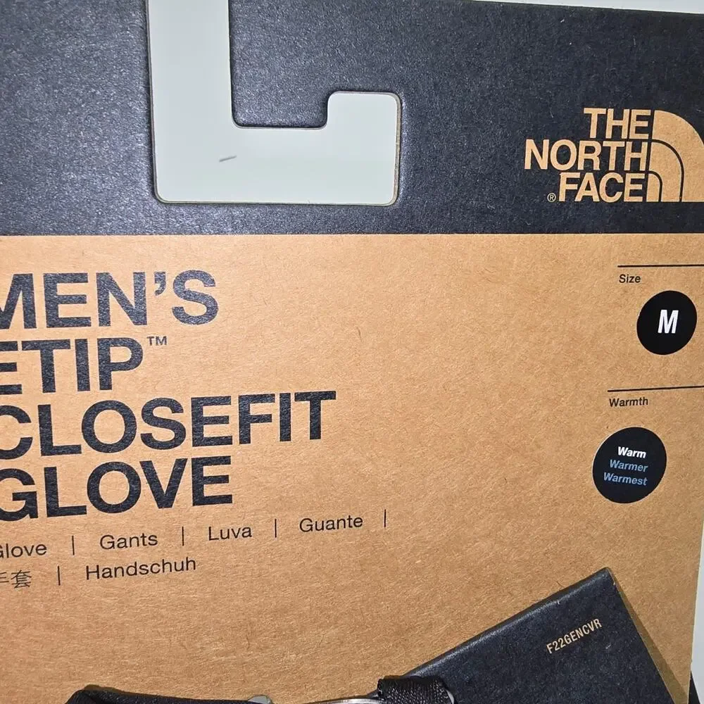 The North Face Men's Etip Closefit Gloves sz Med NWT